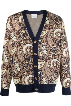Drôle de Monsieur Cardigan con stampa paisley