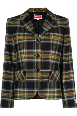 Kenzo Blazer monopetto tartan