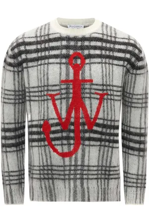 J.W.Anderson Maglione girocollo tartan