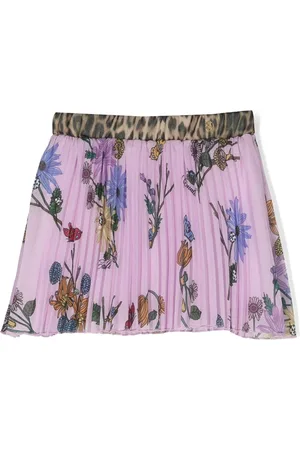 Roberto Cavalli Gonna plissettata a fiori