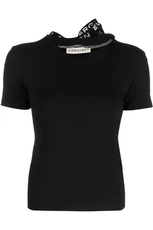 Y / PROJECT T-shirt con logo jacquard