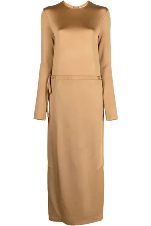 Jil Sander Abito midi con coulisse