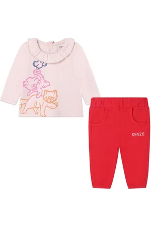 Kenzo Set top e pantaloni con stampa grafica