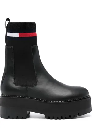 Tommy Hilfiger Stivali Chelsea con suola rialzata