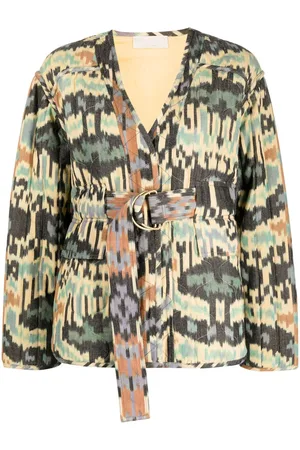 ULLA JOHNSON Giacca Lakshmi con stampa grafica