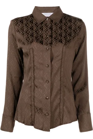 Marine Serre Camicia con stampa