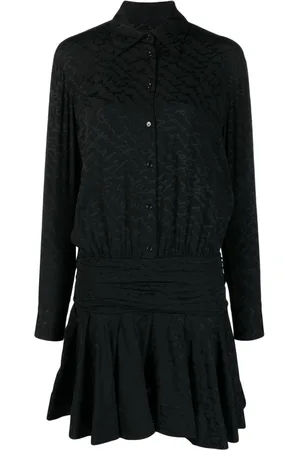 Pinko Chemisier Arzach con logo jacquard