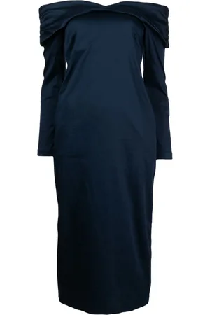 Kika Vargas Abito midi con spalle scoperte