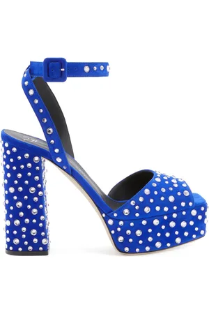 Giuseppe Zanotti Sandali New Betty con cristalli 120mm