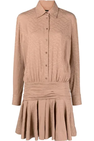 Pinko Chemisier Arzach con logo jacquard