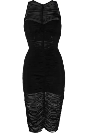 FLEUR DU MAL Abito midi con ruches