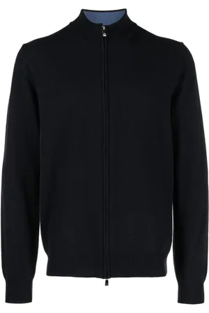 corneliani Cardigan con collo a imbuto