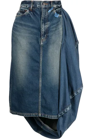 Maison Mihara Yasuhiro Gonna Circle midi denim