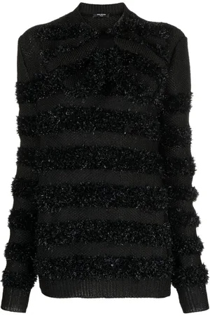 Balmain Maglione girocollo lamé