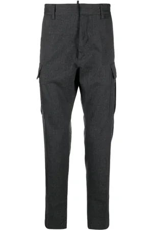 Dsquared2 Pantaloni affusolati a vita media