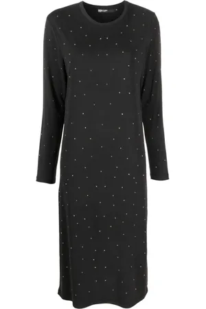 Bimba y Lola Glitter embellished long-sleeve dress