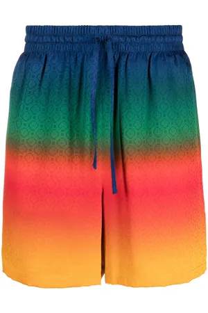 Casablanca Shorts Peace Gradient in seta