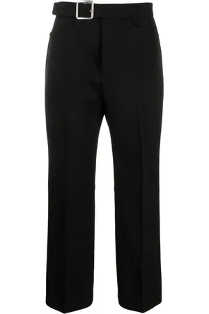 Jil Sander Pantaloni svasati con fibbia