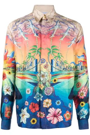 Casablanca Camicia con stampa grafica