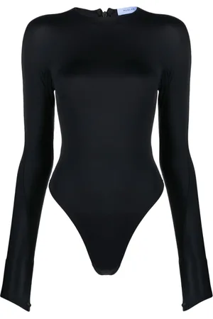 MUGLER Body con logo goffrato