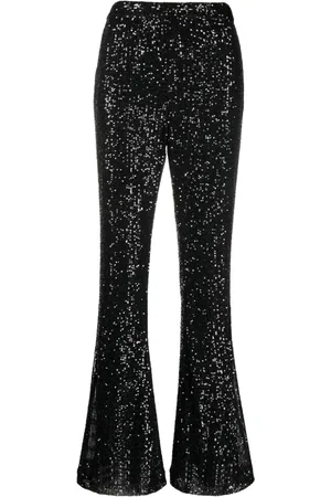 Twin-Set Pantaloni svasati con paillettes