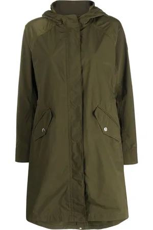 Woolrich Cappotto midi con cappuccio