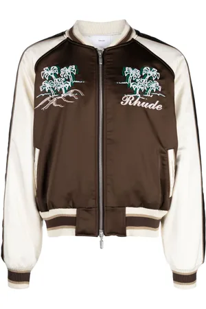 Rhude Bomber Souvenir con ricamo