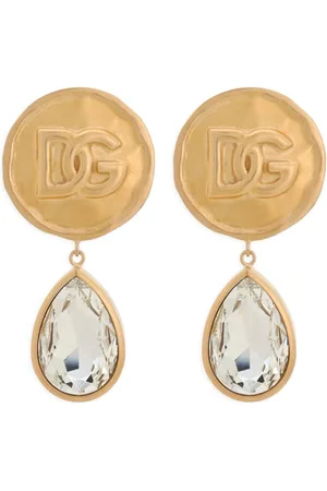Dolce & Gabbana Orecchini pendenti con logo inciso