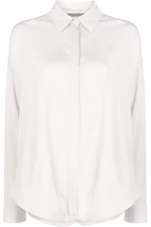 LORENA ANTONIAZZI Camicia con chiusura nascosta