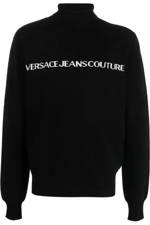 VERSACE Maglione a collo alto con stampa