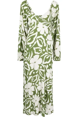 FAITHFULL THE BRAND Abito midi a fiori Ondina