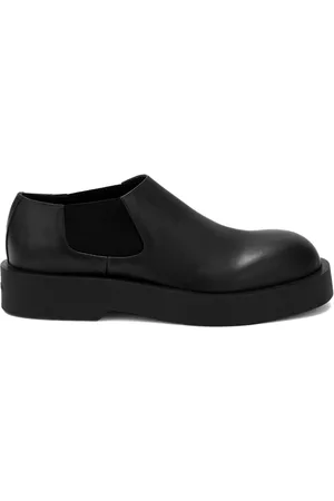 Jil Sander Mocassini in pelle con punta tonda