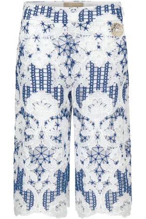 Elie saab Pantaloni in pizzo guipure