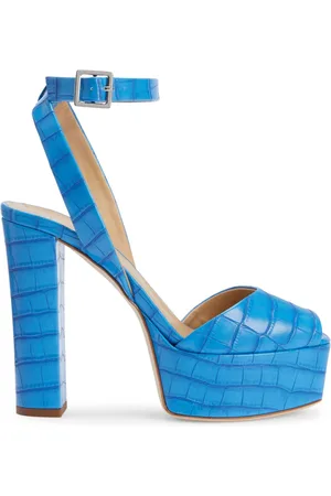Giuseppe Zanotti Sandali Betty con effetto coccodrillo 120mm