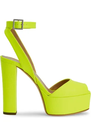Giuseppe Zanotti Sandali Betty con effetto coccodrillo 120mm