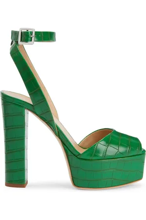 Giuseppe Zanotti Sandali Betty con effetto coccodrillo 120mm