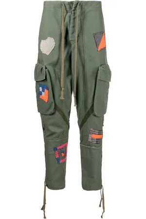 GREG LAUREN Cargo con design patchwork
