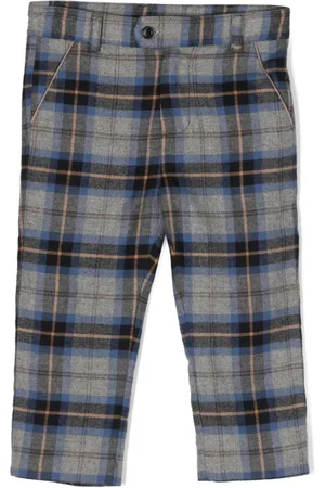 PATACHOU Pantaloni a quadri in cotone