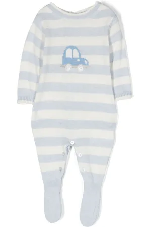PATACHOU Intarsia-knit striped pajamas