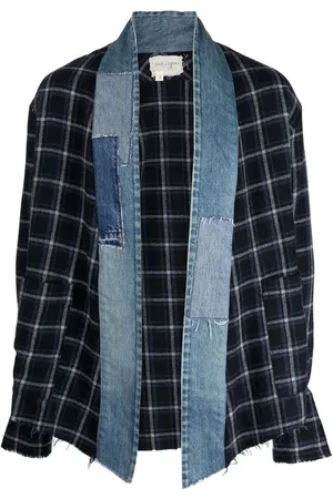 GREG LAUREN Giacca con design patchwork