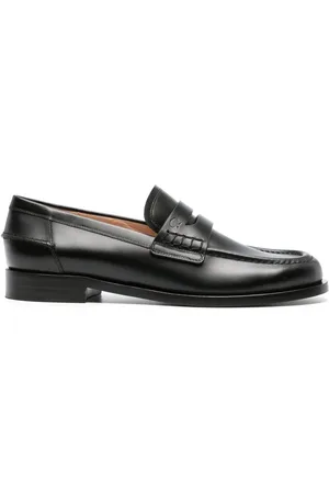 Gianvito Rossi Mocassini in pelle con punta tonda
