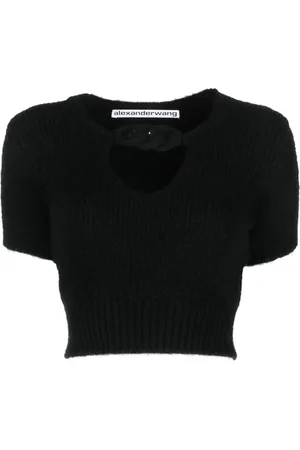 Alexander Wang Top corto con dettaglio in corda
