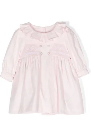 PATACHOU Embroidered-motif cotton dress