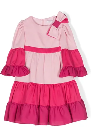 PATACHOU Bow-detail ruffled dress