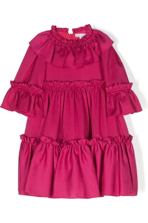 PATACHOU Ruffle-detailing A-line dress
