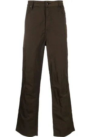 ECKHAUS LATTA Pantaloni dritti con effetto craquel??