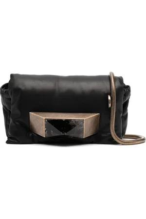 Rick Owens Borsa a spalla con placca logo