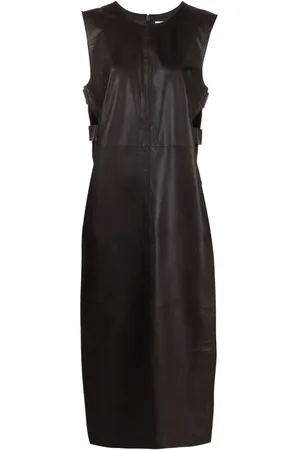REMAIN Maxi canotta in pelle
