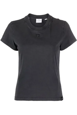 Courrèges T-shirt con ricamo