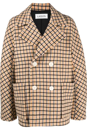 Lanvin Caban a quadri